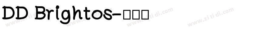 DD Brightos字体转换
